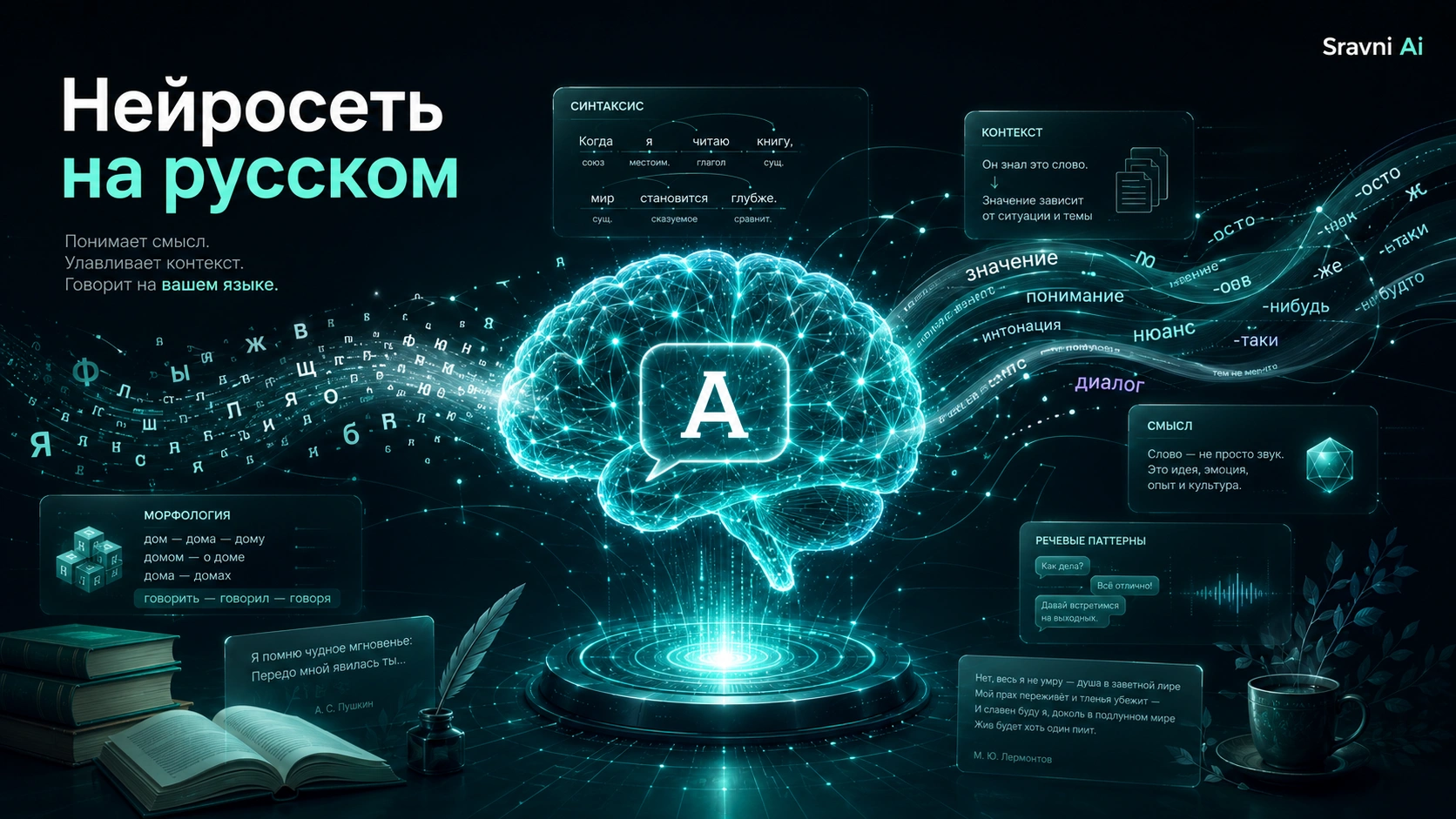 Нейросеть на русском: как искусственный интеллект учится думать и говорить по-русски 
